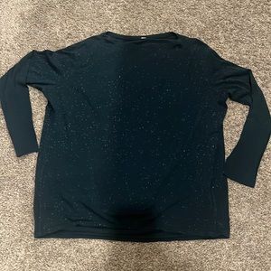 Lululemon cosmic green mid length sleeve shirt